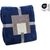 Mikroflauschdecke navy - 150 x 200 cm, 250 g/m²