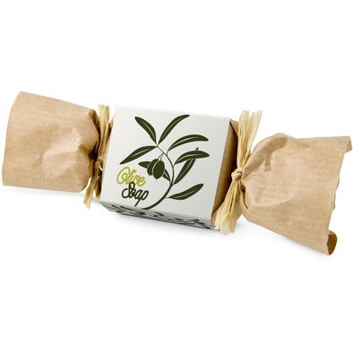 Produktabbildung Seife 30 Gramm mit Olivenduft, liebevoll verpackt Seife 30 Gramm mit Olivenduft, liebevoll verpackt