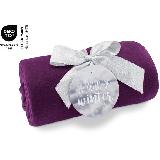 Fleecedecke WINTER SPECIAL - beere - 120 x 150 cm, 180 g/m² (Bild 1)