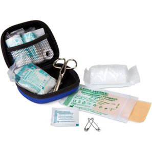 First Aid Kit blau - Erste Hilfe Set, 12-teilig, deutsche Markenware