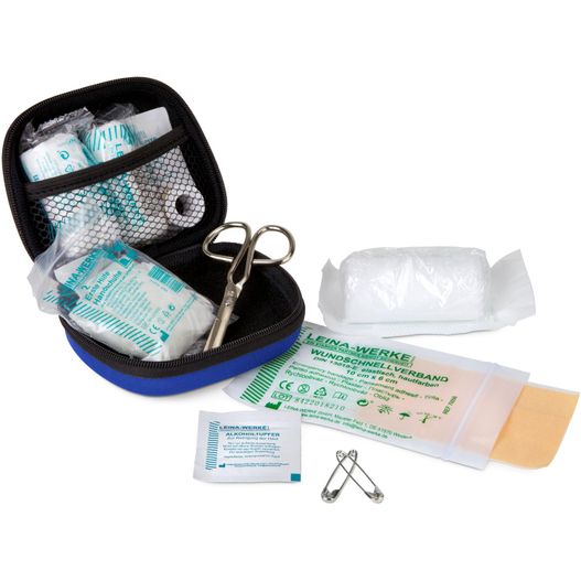 First Aid Kit blau - Erste Hilfe Set, 12-teilig, deutsche Markenware (Bild 1)