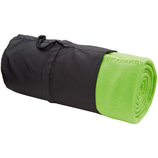 Fleecedecke Basic apfelgrün - 120 x 150 cm, 180 g/m² (Bild 1)