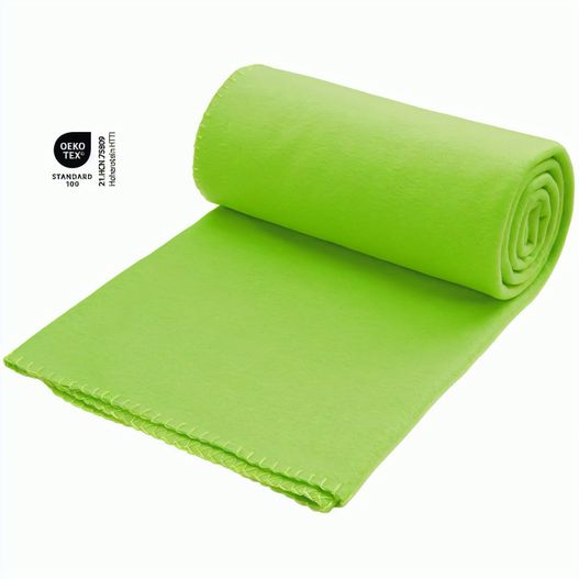 Produktabbildung Fleecedecke Basic apfelgrün - 120 x 150 cm, 180 g/m² Fleecedecke Basic apfelgrün - 120 x 150 cm, 180 g/m² (Bild 1)