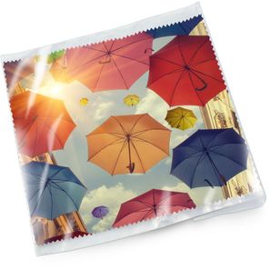 Brillenputztuch - Mikrofasertuch 18 x 18 cm, im Polybeutel