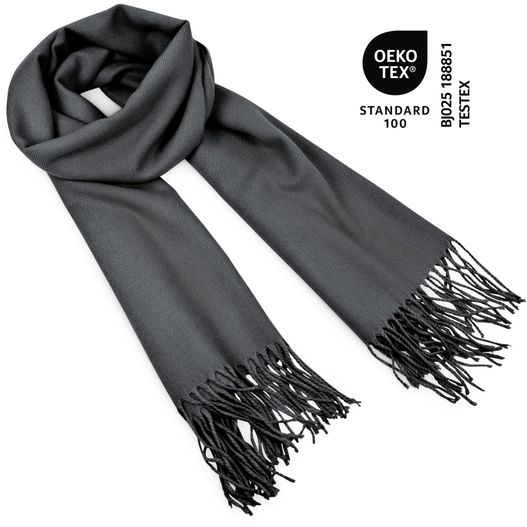 Schal Modena anthrazit - 60 x 180 cm, 230 g/m² (Bild 1)