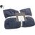 Fernsehdecke Comfort - Schieferblau - 150 x 200 cm, 230 g/m²