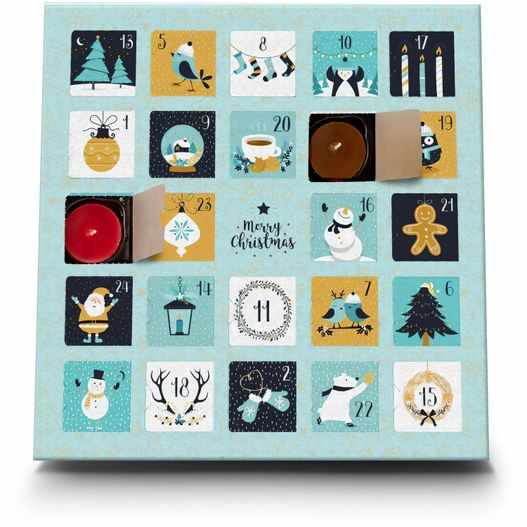 Produktabbildung Duftkerzen Adventskalender Charming Christmas Time Duftkerzen Adventskalender Charming Christmas Time (Bild 1)