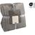 Superflauschdecke grau - 150 x 200 cm, 320 g/m²