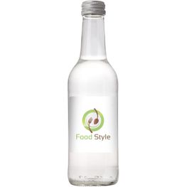 Glasflasche mit [330 ml] Quellwasser