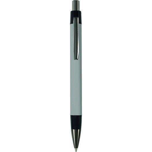 ein stift mit schwarzer spitze und silberner spitze Druckkugelschreiber SAN PIETRO Soft GUN (Bild 1)