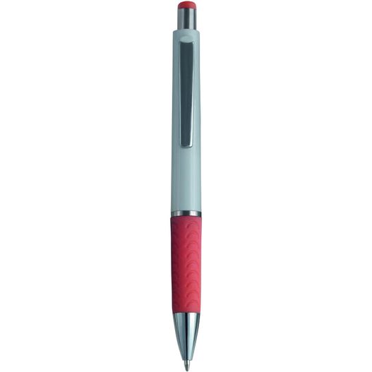 ein stift mit roter spitze und silbernem körper Druckkugelschreiber RODOS Opac M (Bild 1)