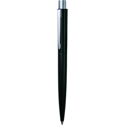 ein stift mit schwarzem körper und silberspitze Druckkugelschreiber JAVA (Bild 1)