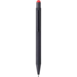 Druckkugelschreiber FLORES Soft & Touch Black
