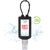 Hände-Desinfektionsspray (DIN EN 1500), 50 ml Bumper schwarz, Body Label (R-PET) (Bild 3)