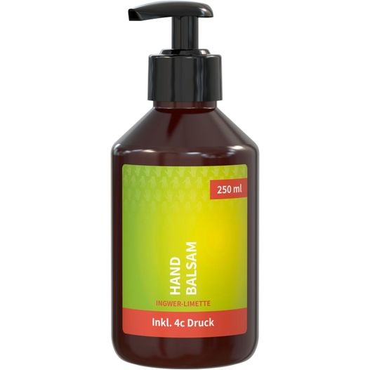 Handbalsam "Ingwer - Limette", 250 ml, Body Label (R-PET) (Bild 1)