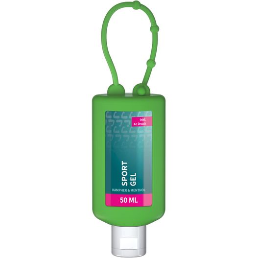 Sportgel, 50 ml Bumper grün, Body Label (R-PET) (Bild 1)