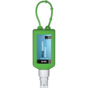 Kfz Cockpit-Reiniger, 50 ml Bumper grün, Body Label (R-PET)