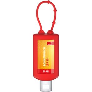 Sonnenmilch LSF 30, 50 ml Bumper rot, Body Label (R-PET)