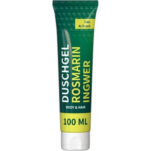 Duschgel Rosmarin-Ingwer, 100 ml Tube