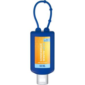 Sonnenmilch LSF 30 (sens.), 50 ml Bumper (blau), Body Label (R-PET)