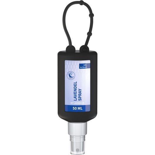 Lavendel-Spray, 50 ml Bumper (schwarz), Body Label (R-PET) (Bild 1)