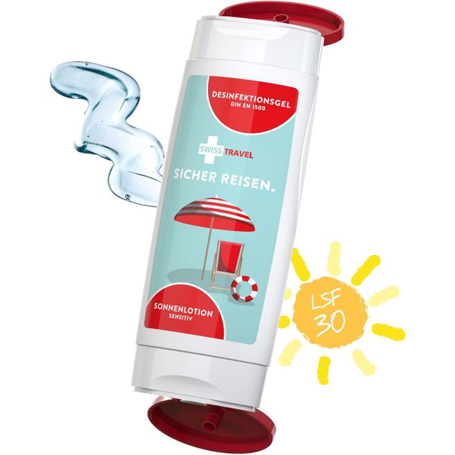 DuoPack Sonnenmilch LSF 30 (sens.) + Hände-Desinfektionsgel (2 x 50 ml)