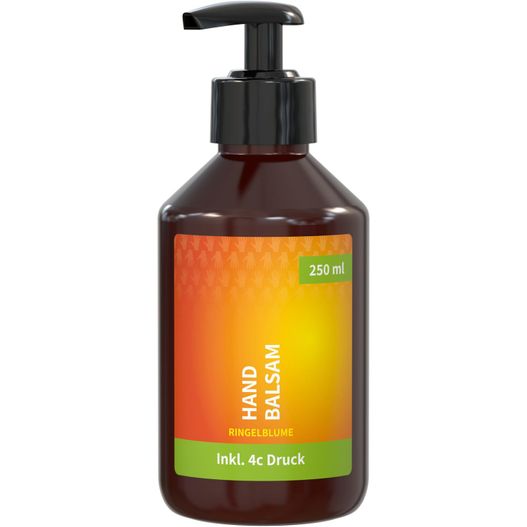 Produktabbildung Handbalsam "Ringelblume - Aloe Vera", 250 ml, Body Label (R-PET) Handbalsam "Ringelblume - Aloe Vera", 250 ml, Body Label (R-PET) (Bild 1)