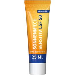 Produktabbildung Sonnenmilch LSF 50 (sens.), 25 ml Tube Sonnenmilch LSF 50 (sens.), 25 ml Tube