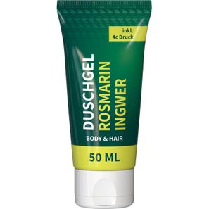Duschgel Rosmarin-Ingwer, 50 ml Tube
