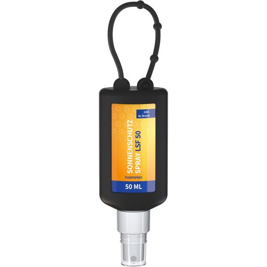 Sonnenschutzspray (LSF50), 50 ml Bumper (schwarz), Body Label (R-PET) (Bild 1)