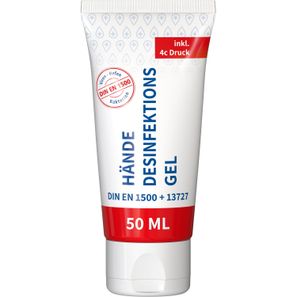 Hände-Desinfektionsgel (DIN EN 1500), 50 ml Tube