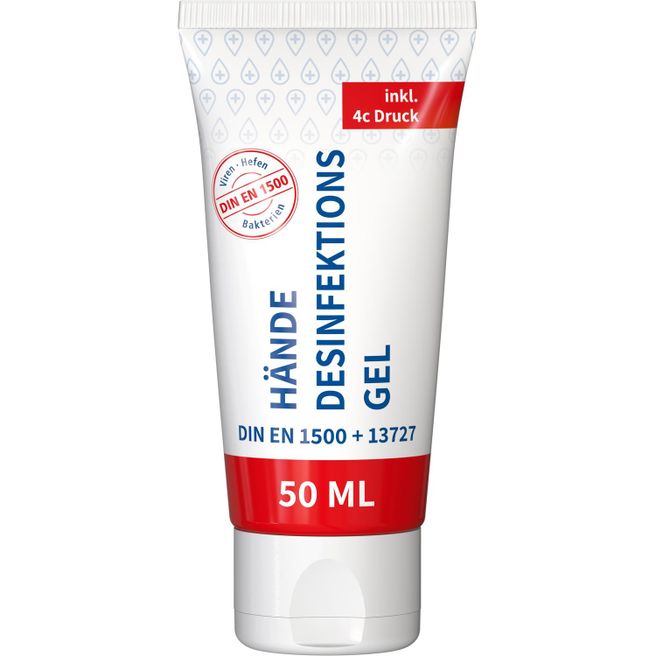 Hände-Desinfektionsgel (DIN EN 1500), 50 ml Tube