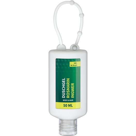 Duschgel Rosmarin-Ingwer, 50 ml Bumper frost, Body Label (R-PET) (Bild 1)