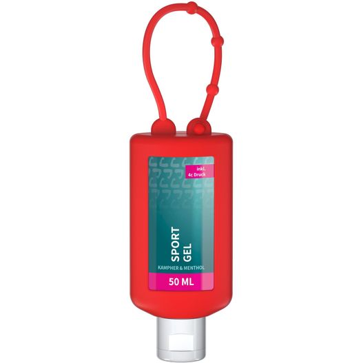Produktabbildung Sportgel, 50 ml Bumper rot, Body Label (R-PET) Sportgel, 50 ml Bumper rot, Body Label (R-PET) (Bild 1)