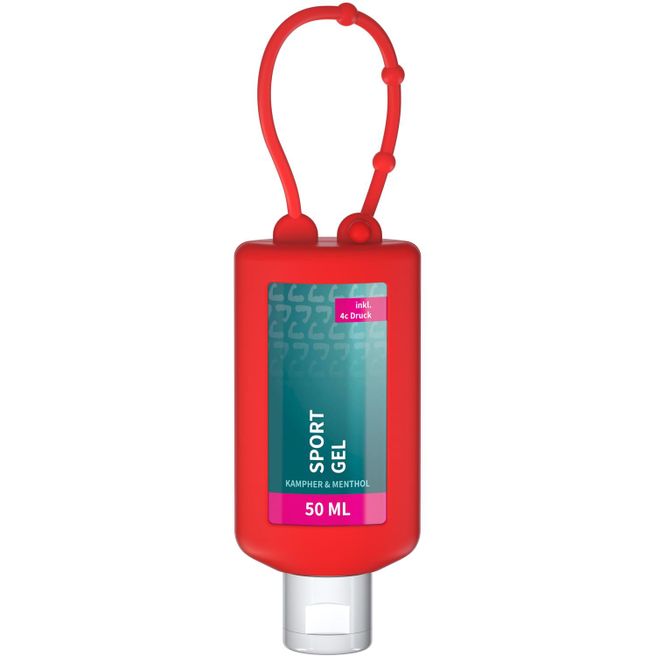Produktabbildung Sportgel, 50 ml Bumper rot, Body Label (R-PET) Sportgel, 50 ml Bumper rot, Body Label (R-PET)