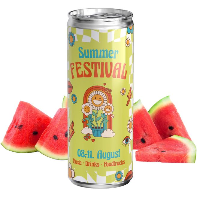 Produktabbildung Energy Drink Wassermelone, Body Label Energy Drink Wassermelone, Body Label