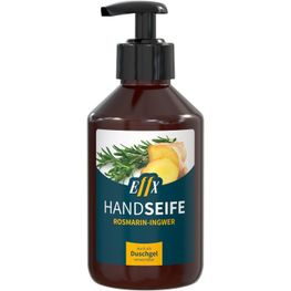 Produktabbildung Flüssigseife Rosmarin-Ingwer, 250 ml, Body Label (R-PET) Flüssigseife Rosmarin-Ingwer, 250 ml, Body Label (R-PET)