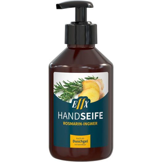 Flüssigseife Rosmarin-Ingwer, 250 ml, Body Label (R-PET) (Bild 1)