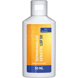 Sonnenmilch LSF 50 (sens.), 50 ml, Body Label (R-PET)