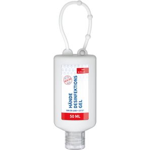 Hände-Desinfektionsgel (DIN EN 1500), 50 ml Bumper frost, Body Label (R-PET)