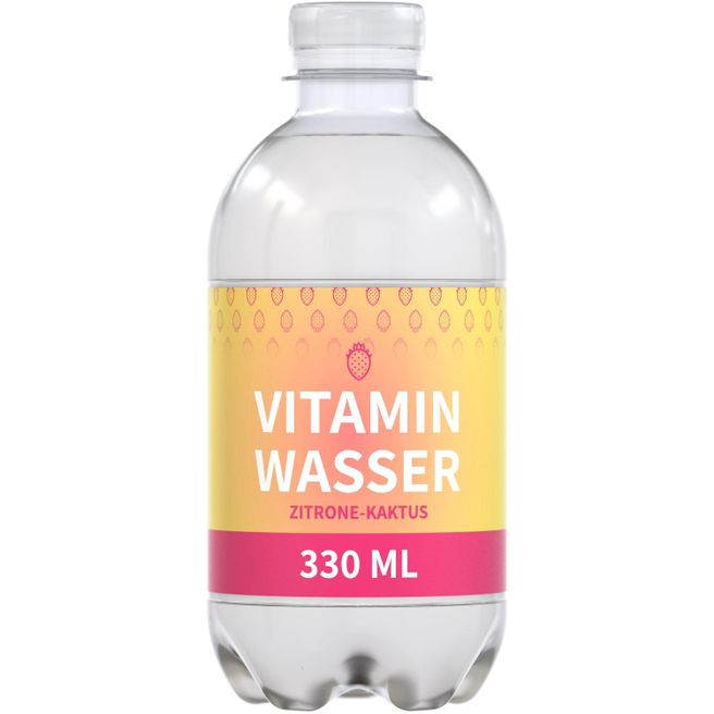 Zitrone-Kaktus Vitaminwasser, 330 ml