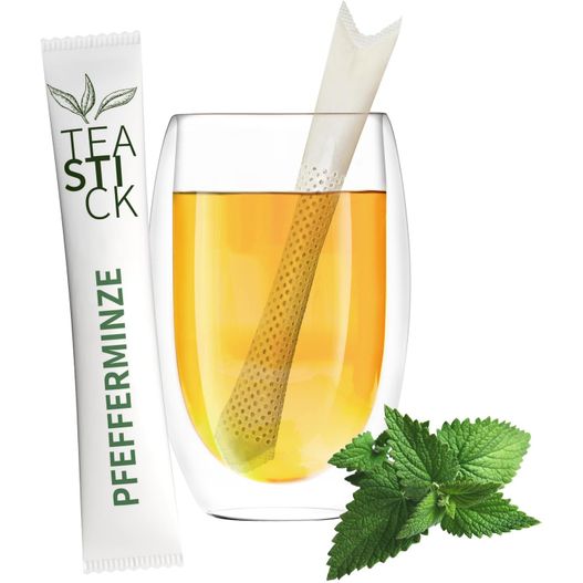 Produktabbildung Bio TeaStick - Pfefferminze - Individ. Design Bio TeaStick - Pfefferminze - Individ. Design (Bild 1)