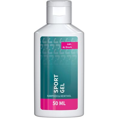 Sportgel, 50 ml, Body Label (R-PET)