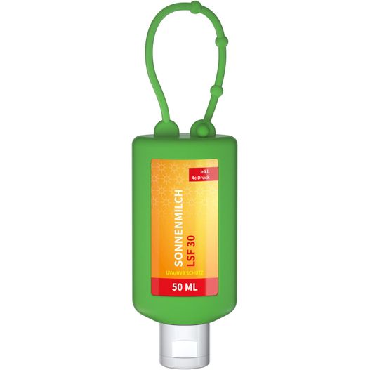 Sonnenmilch LSF 30, 50 ml Bumper grün, Body Label (R-PET) (Bild 1)