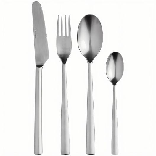 eine reihe von silberwaren einschließlich messer, löffel und löffel Chaco Besteckset 24 St (Bild 1)