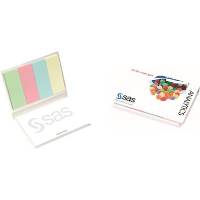 Kartoncover mit Haftnotizen + Papier-Index - REC