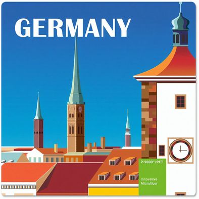 rPET Displaytuch 20x20 cm im Papieretui - All-Inclusive-Paket