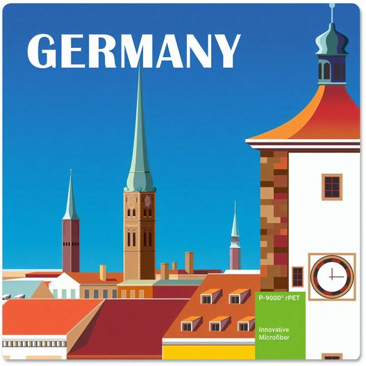 rPET Displaytuch 20x20 cm im Papieretui - All-Inclusive-Paket (Bild 1)