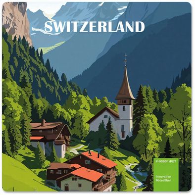 rPET Displaytuch 18x18 cm im Papieretui - All-Inclusive-Paket