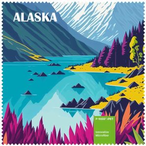 rPET Brillenputztuch 18x18 cm im Papieretui - All-Inclusive-Paket